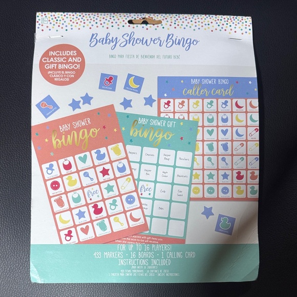Baby Shower Bingo Game Set - Picture 2 of 5